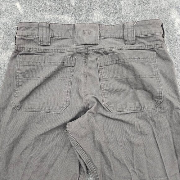 Noble Outfitters Flex Canvas Work Pant Mens 32x34 Asphalt flex straight leg - Picture 8 of 13